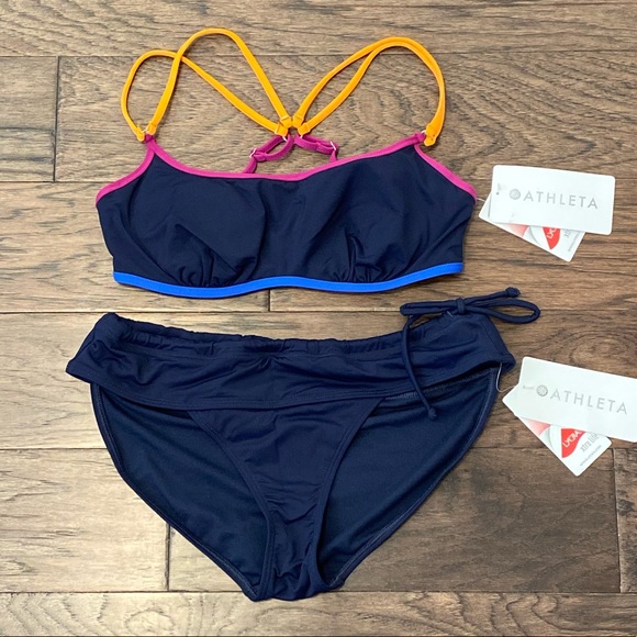 Athleta Other - 🆕 NWT Medium Athleta Navy Bikini Set